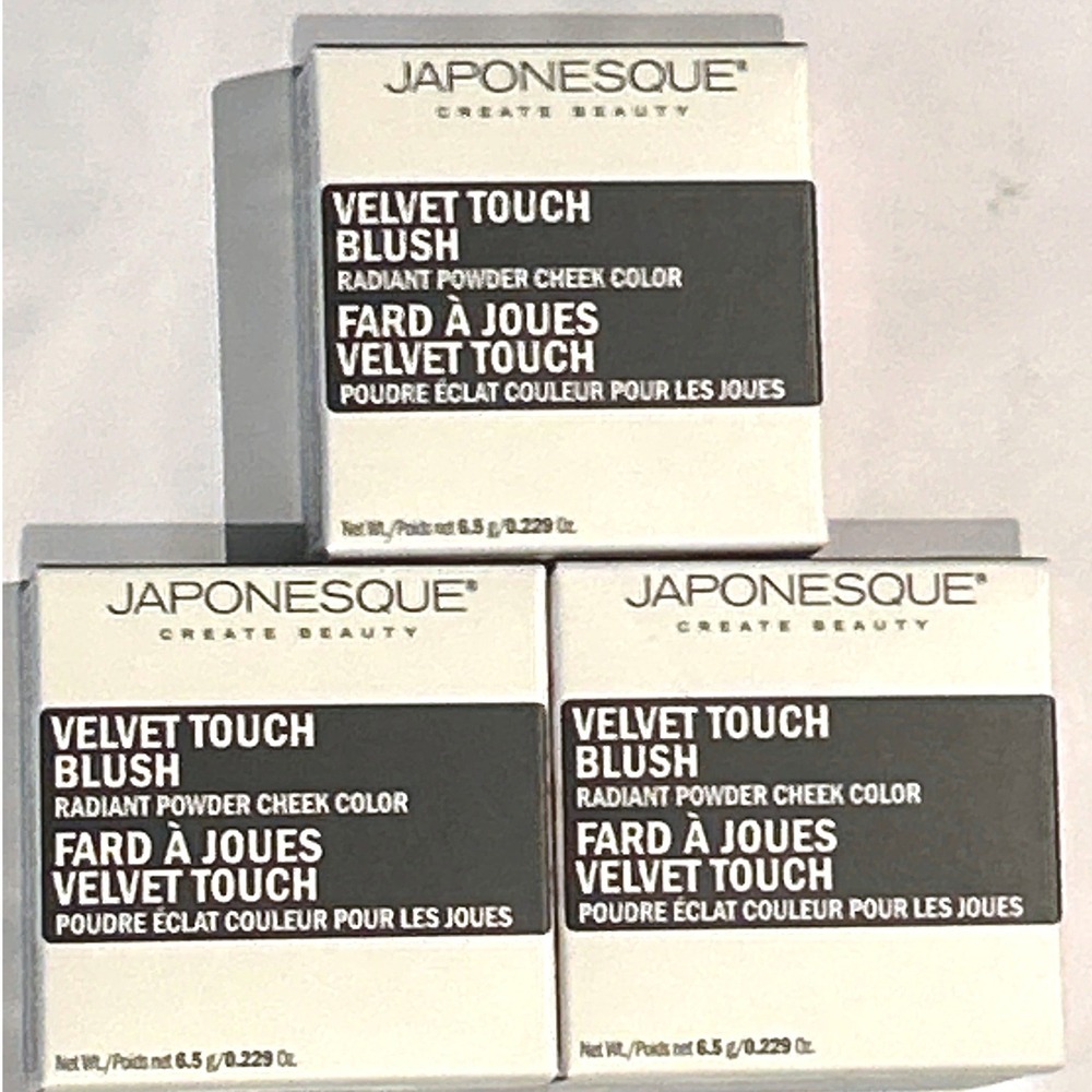 Japonesque Velvet Touch Blush Shade 06 Lot of 3 NEW Sealed Discontinued